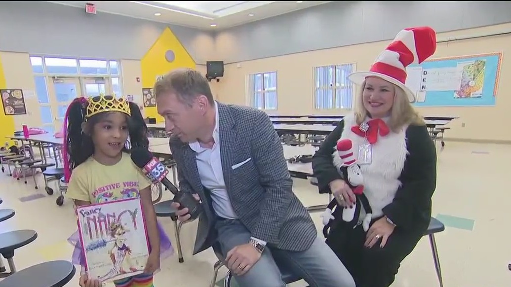 Halloween character parade at Bear Lake Elementary